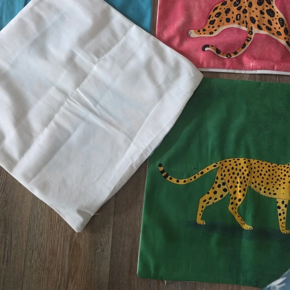 Colorful Animal Print Pillow Covers 18